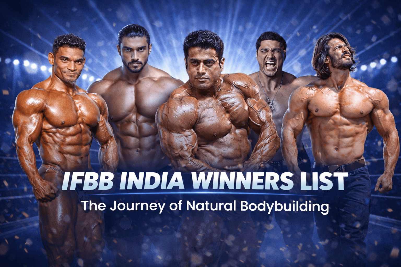 IFBB India Winners List: The Journey of Natural Bodybuilding