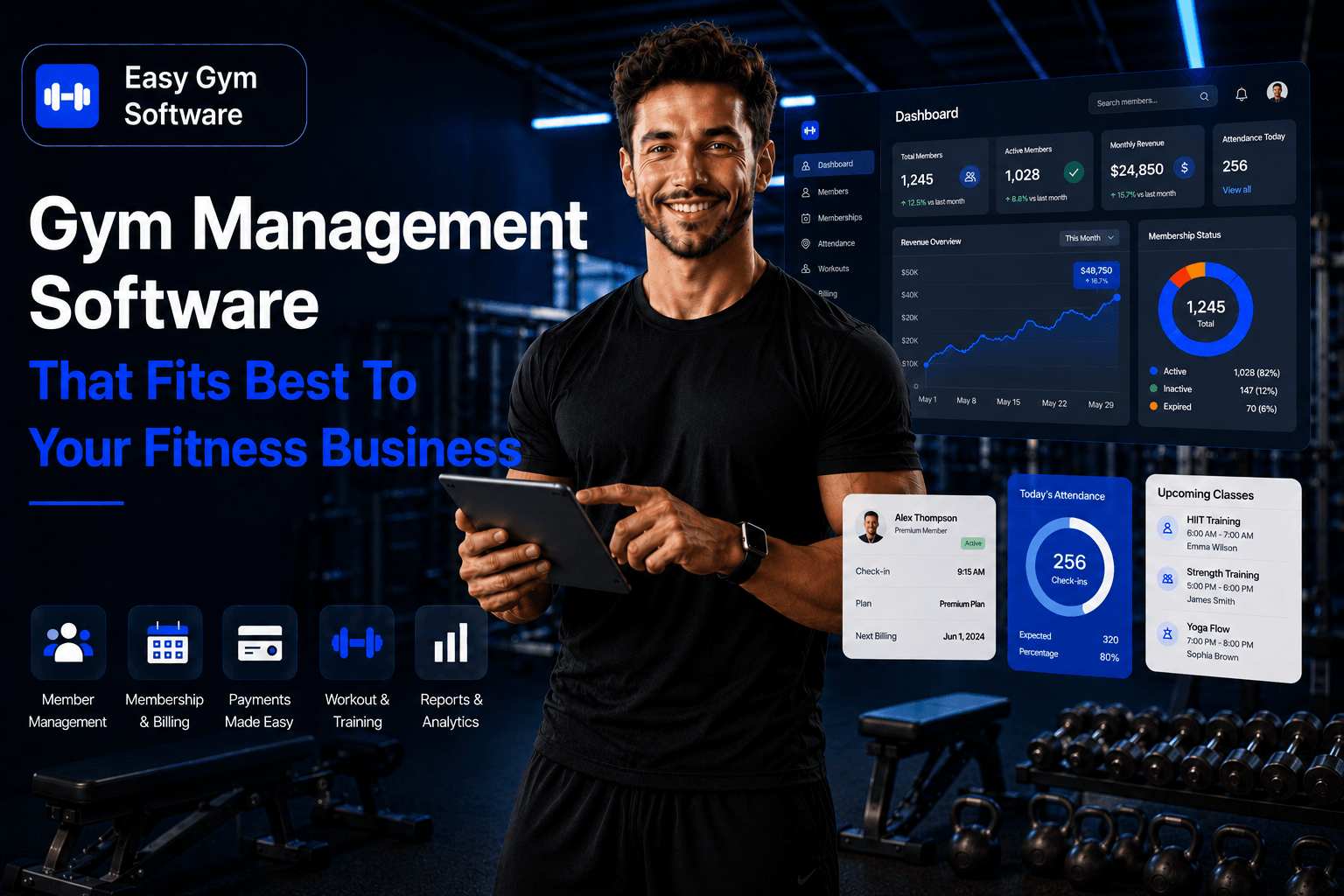 Gym Management Software That Fits Best to Your Fitness Business