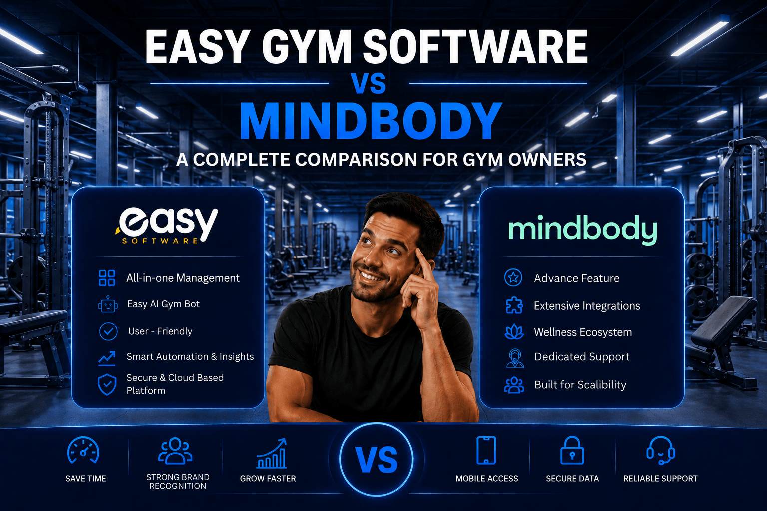Easy Gym Software vs Mindbody: A Complete Comparison for Gym Owners