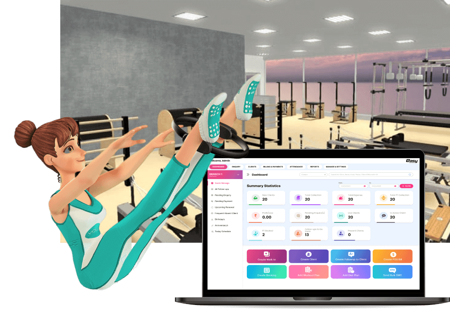 Gym Software for Pilates